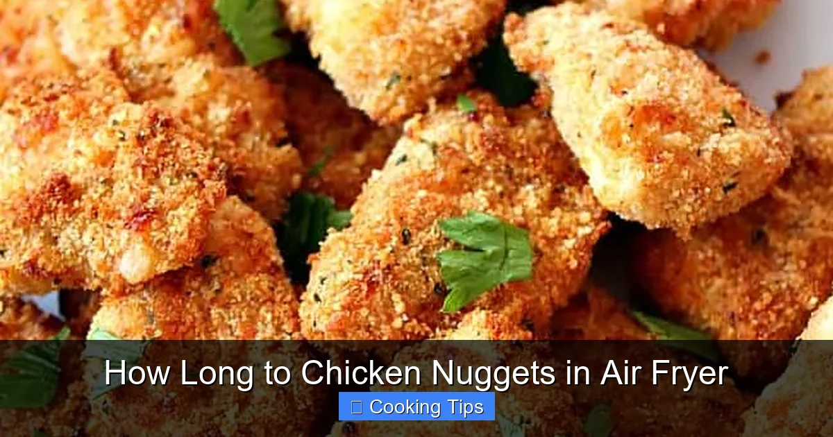How Long to Chicken Nuggets in Air Fryer