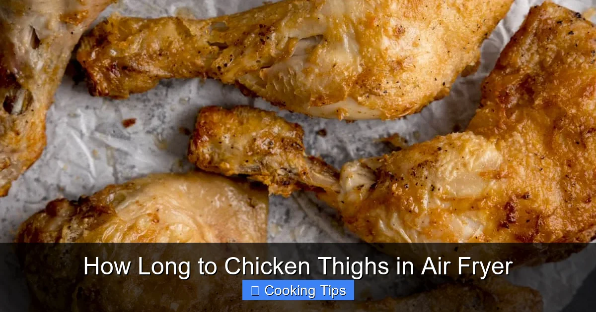 How Long to Chicken Thighs in Air Fryer