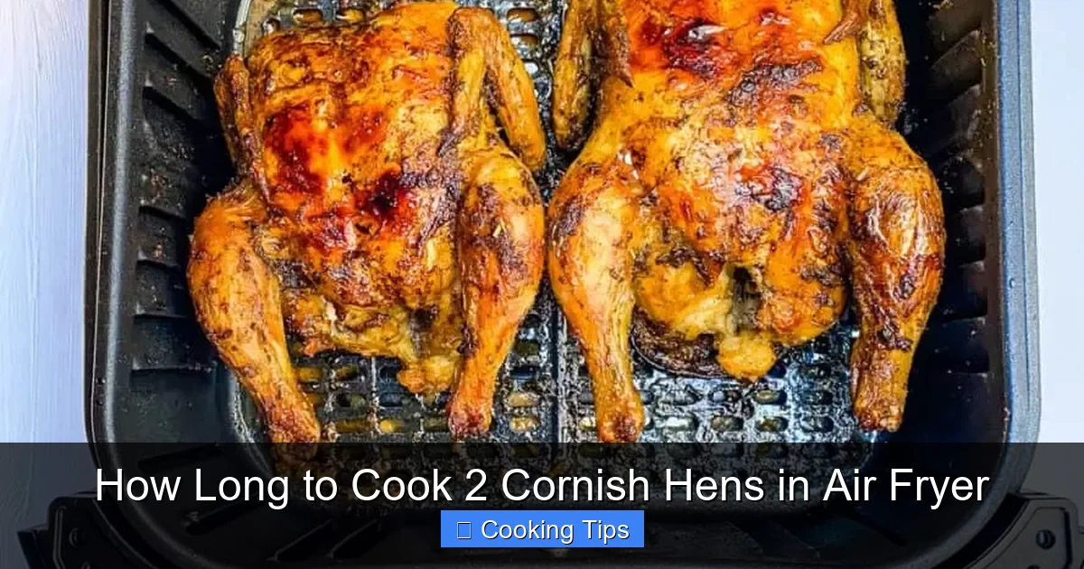 How Long to Cook 2 Cornish Hens in Air Fryer