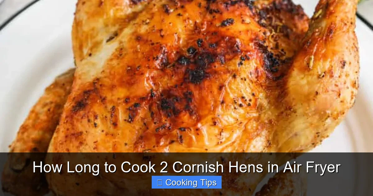 How Long to Cook 2 Cornish Hens in Air Fryer