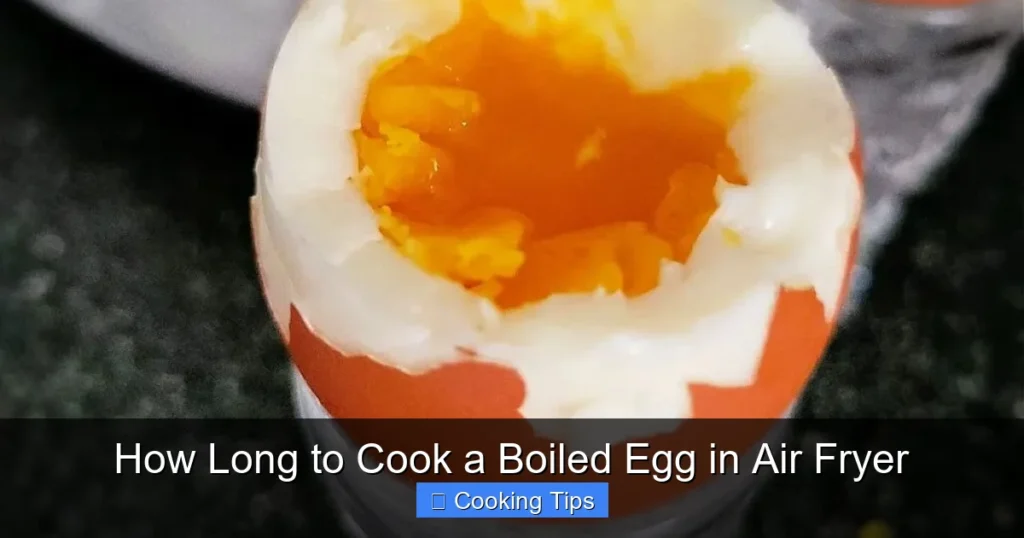How Long to Cook a Boiled Egg in Air Fryer