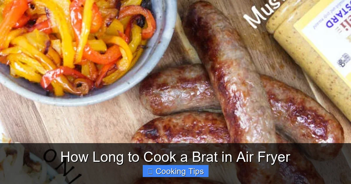 How Long to Cook a Brat in Air Fryer
