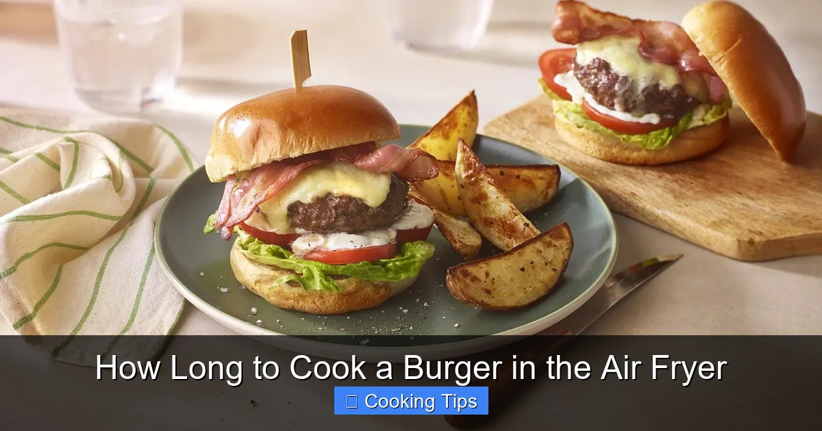 How Long to Cook a Burger in the Air Fryer