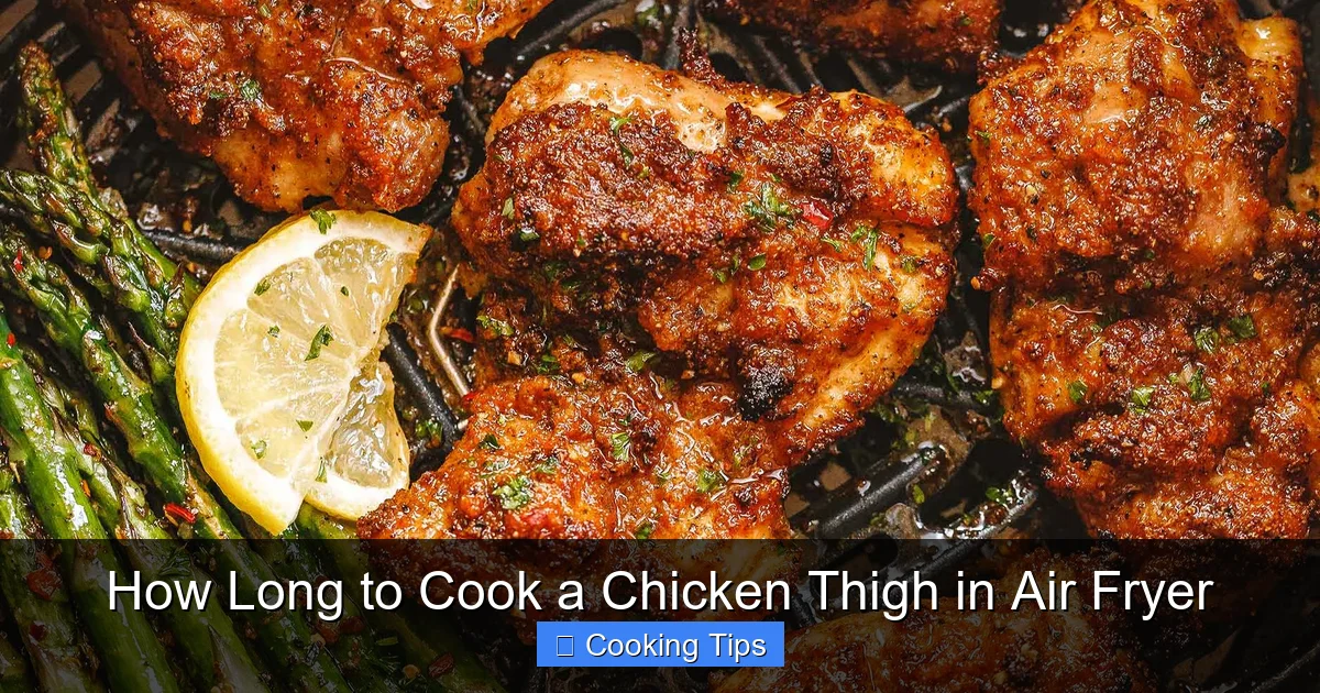 How Long to Cook a Chicken Thigh in Air Fryer