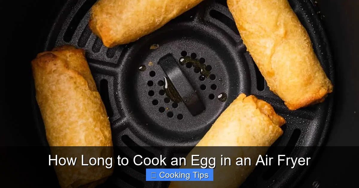How Long to Cook an Egg in an Air Fryer