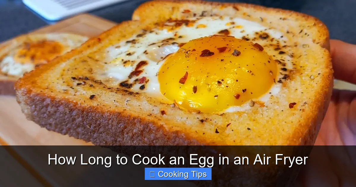 How Long to Cook an Egg in an Air Fryer