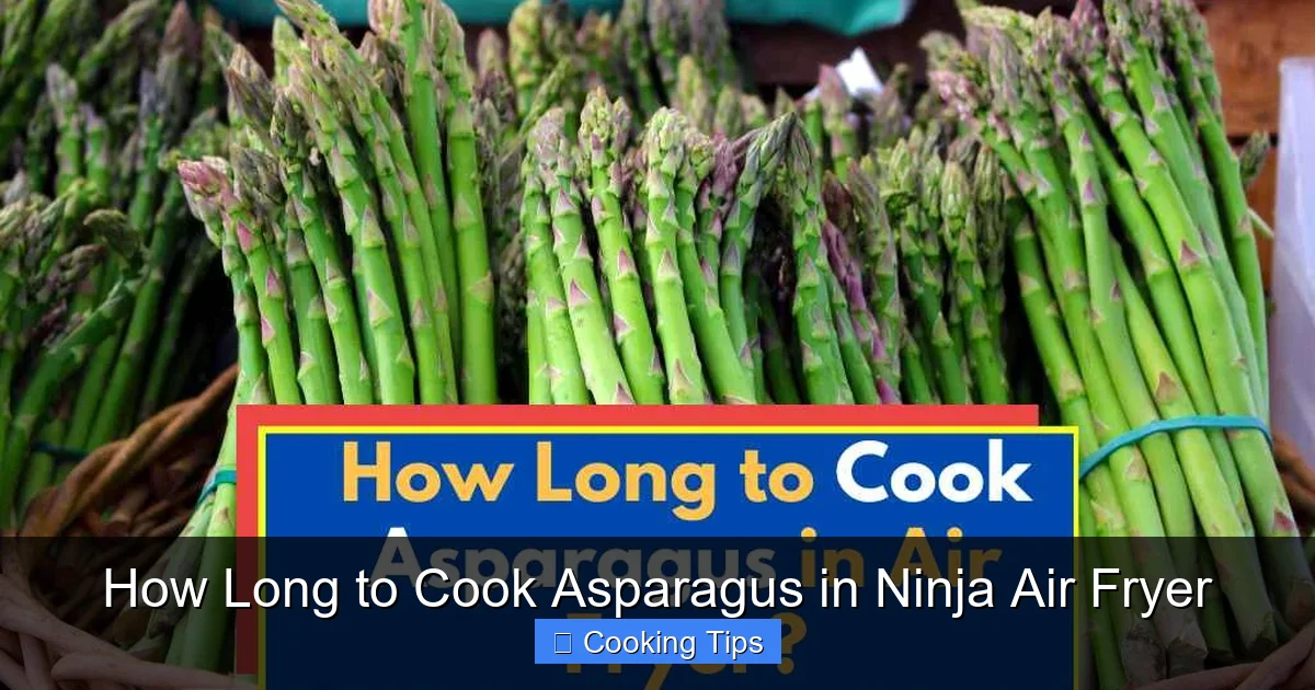 How Long to Cook Asparagus in Ninja Air Fryer