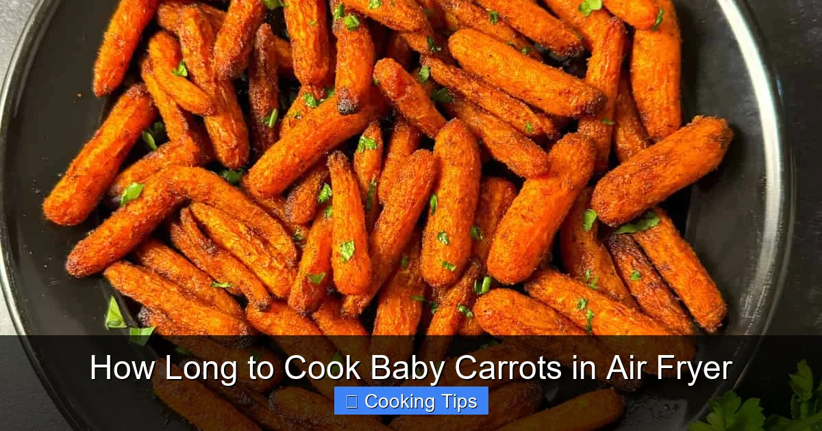 How Long to Cook Baby Carrots in Air Fryer