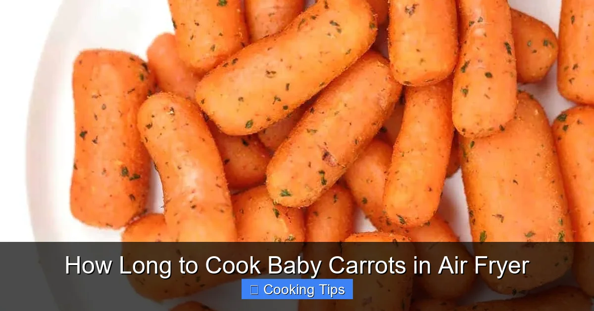 How Long to Cook Baby Carrots in Air Fryer