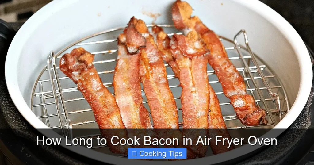 How Long to Cook Bacon in Air Fryer Oven