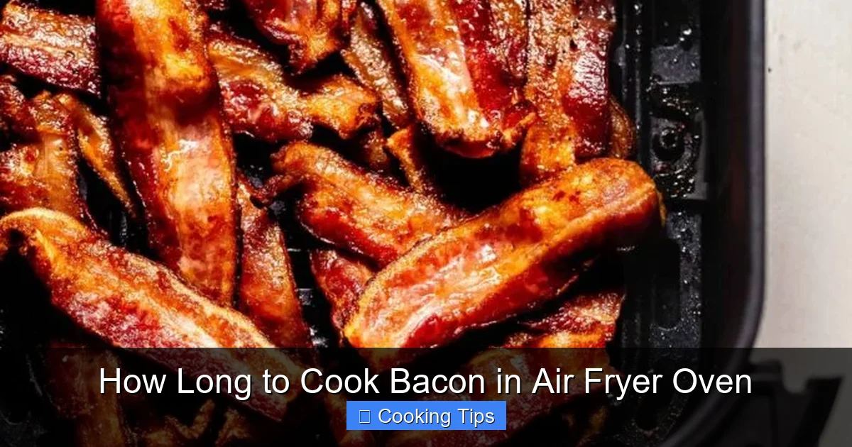 How Long to Cook Bacon in Air Fryer Oven