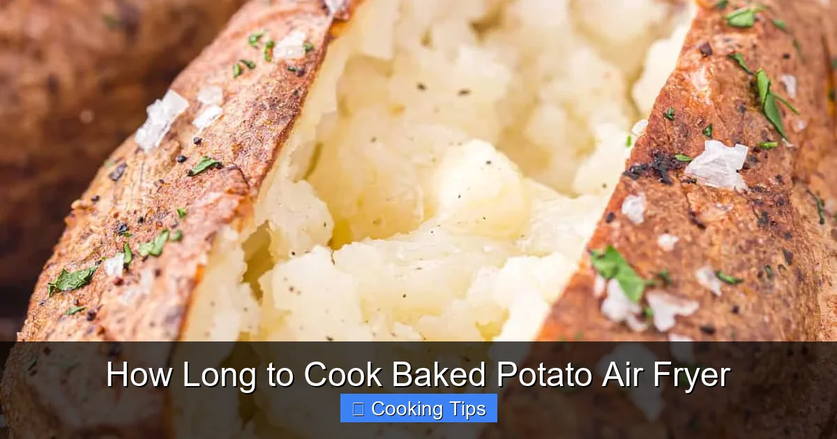 How Long to Cook Baked Potato Air Fryer