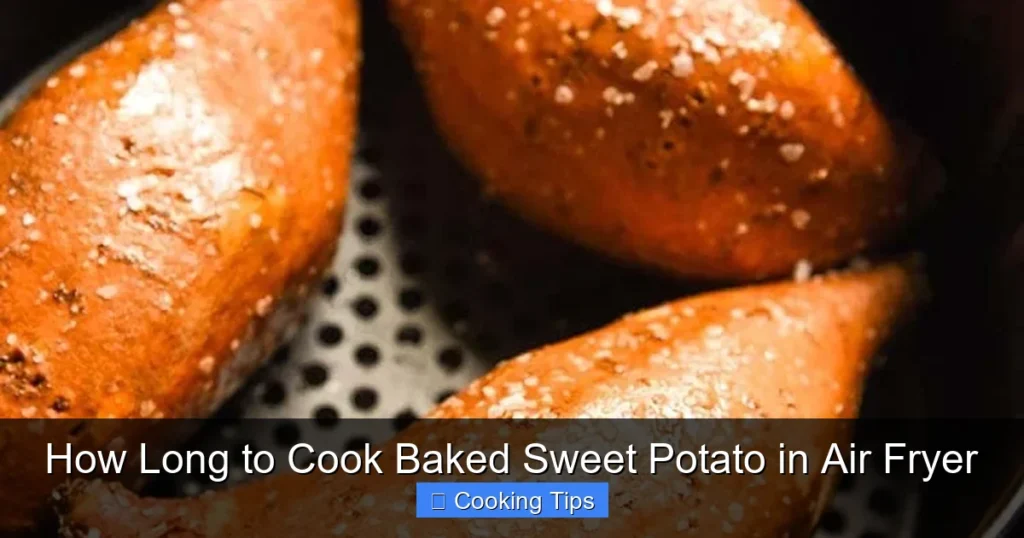 How Long to Cook Baked Sweet Potato in Air Fryer