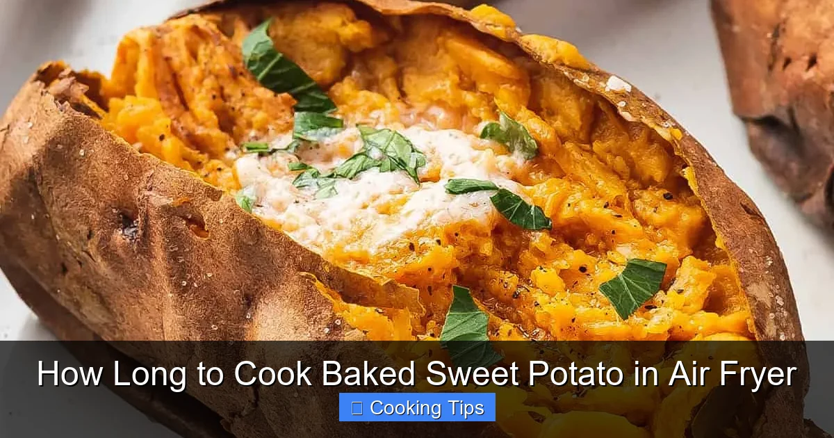 How Long to Cook Baked Sweet Potato in Air Fryer