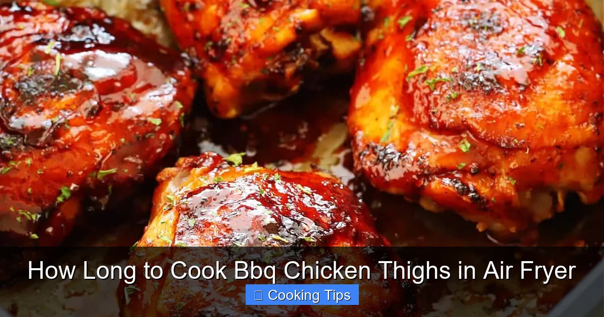 How Long to Cook Bbq Chicken Thighs in Air Fryer