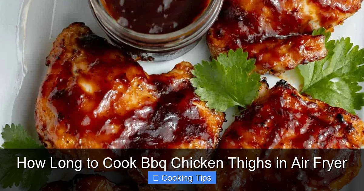 How Long to Cook Bbq Chicken Thighs in Air Fryer