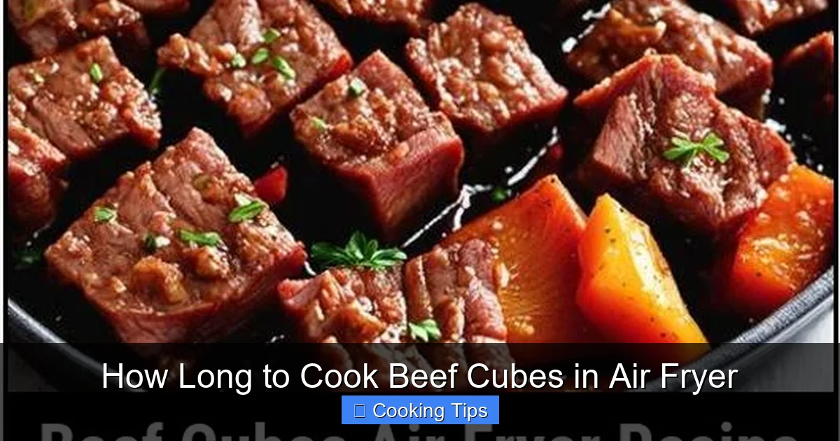 How Long to Cook Beef Cubes in Air Fryer