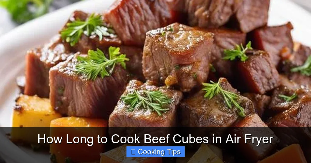 How Long to Cook Beef Cubes in Air Fryer