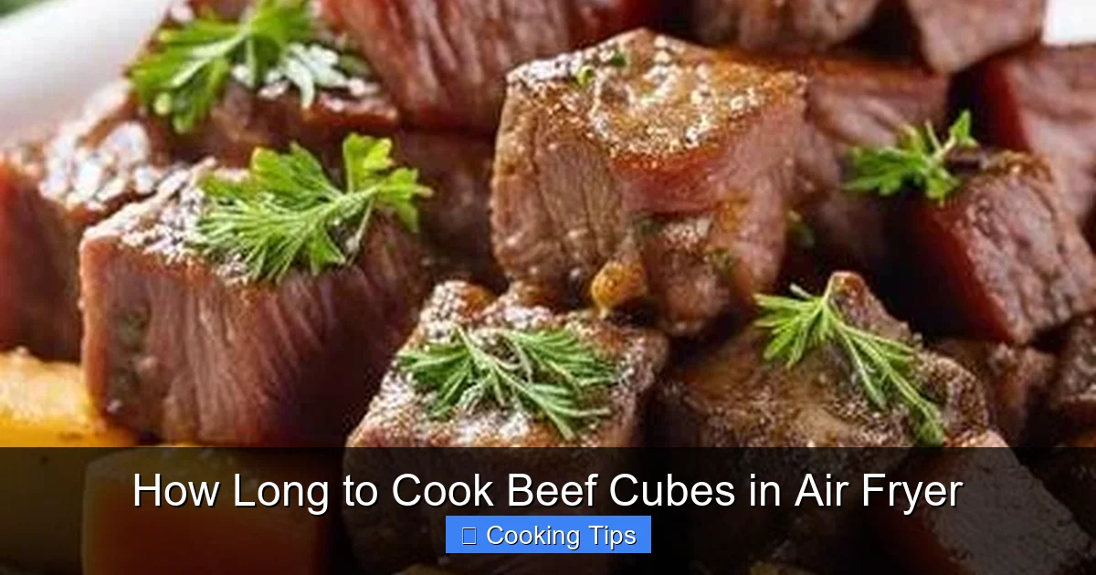 How Long to Cook Beef Cubes in Air Fryer