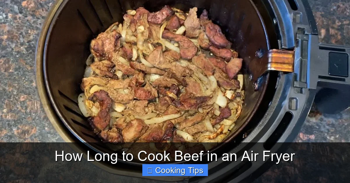 How Long to Cook Beef in an Air Fryer