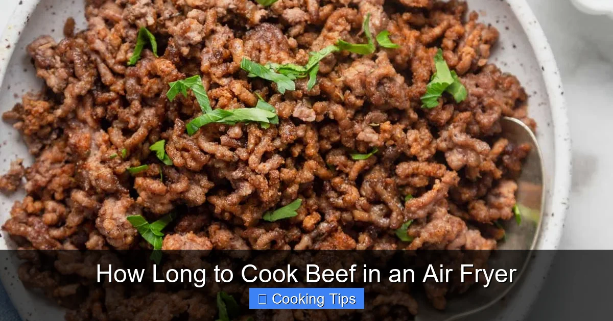 How Long to Cook Beef in an Air Fryer