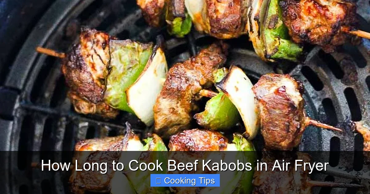 How Long to Cook Beef Kabobs in Air Fryer