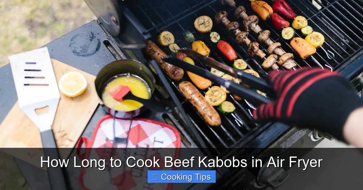 How Long to Cook Beef Kabobs in Air Fryer