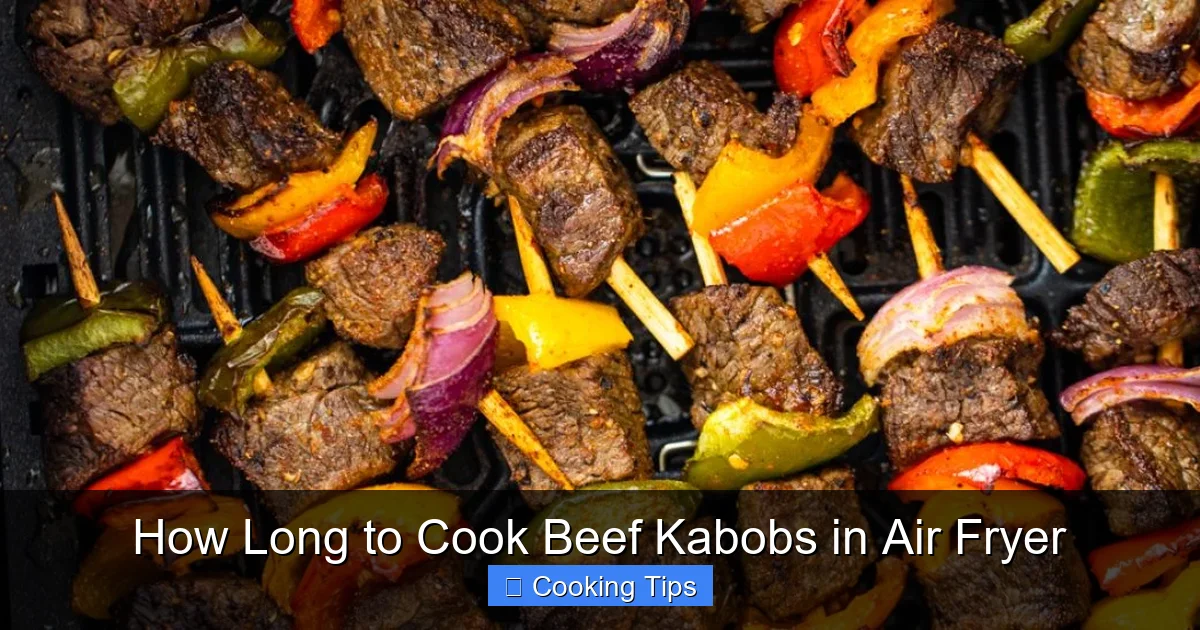 How Long to Cook Beef Kabobs in Air Fryer
