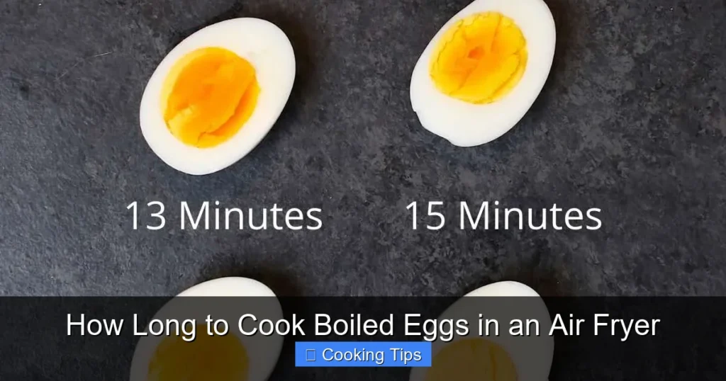 How Long to Cook Boiled Eggs in an Air Fryer