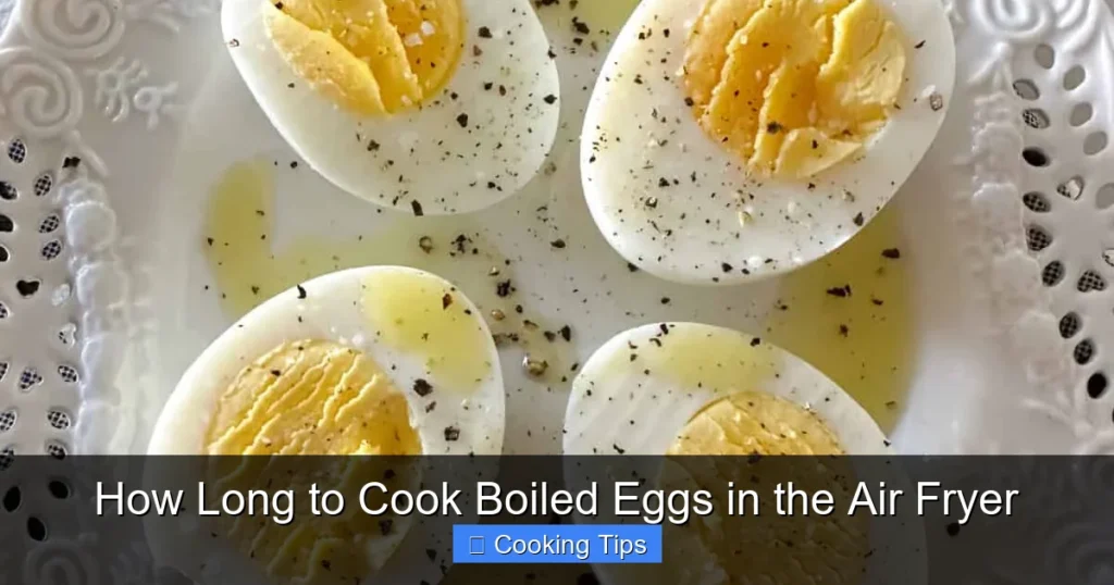 How Long to Cook Boiled Eggs in the Air Fryer