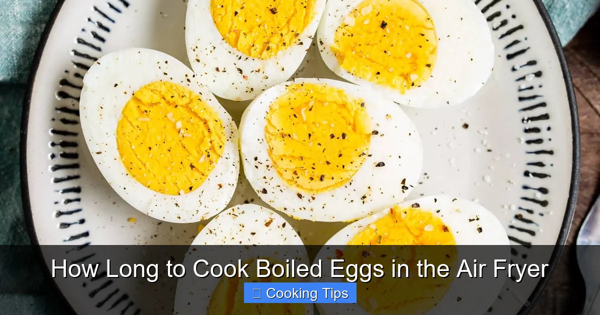 How Long to Cook Boiled Eggs in the Air Fryer