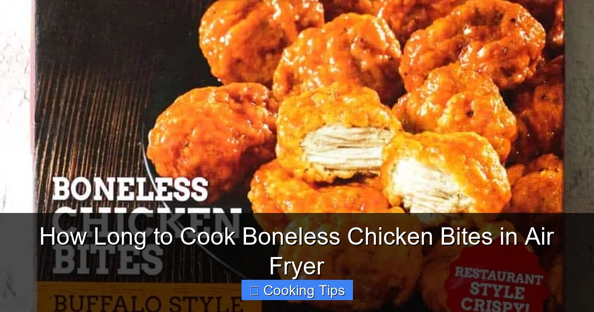 How Long to Cook Boneless Chicken Bites in Air Fryer