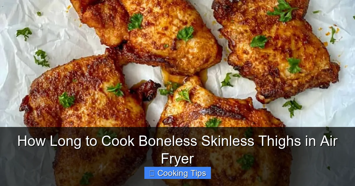How Long to Cook Boneless Skinless Thighs in Air Fryer