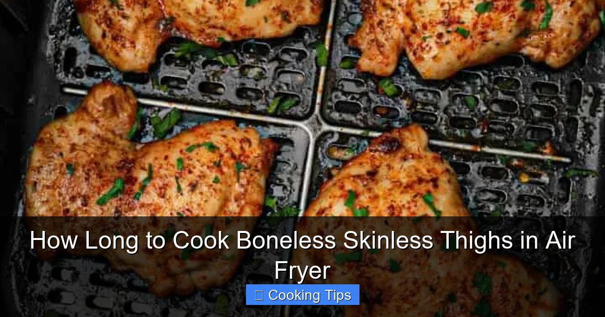 How Long to Cook Boneless Skinless Thighs in Air Fryer