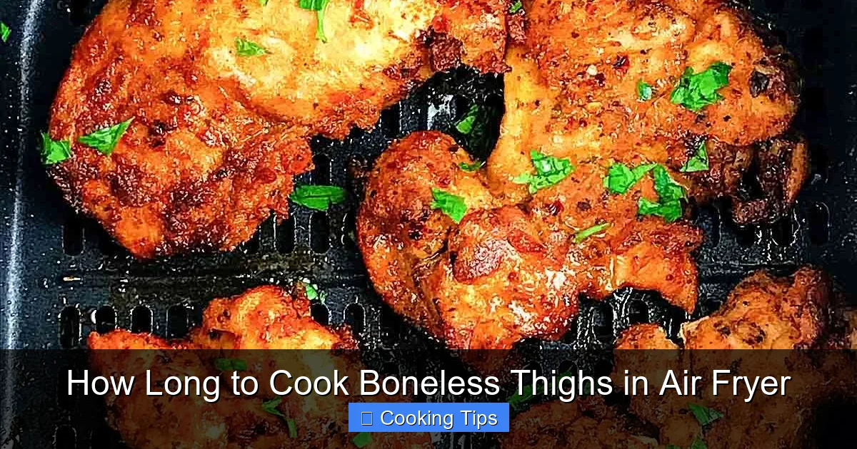 How Long to Cook Boneless Thighs in Air Fryer