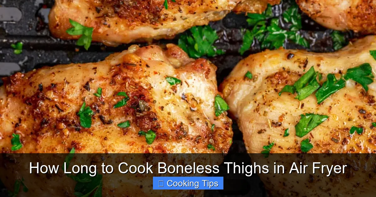 How Long to Cook Boneless Thighs in Air Fryer
