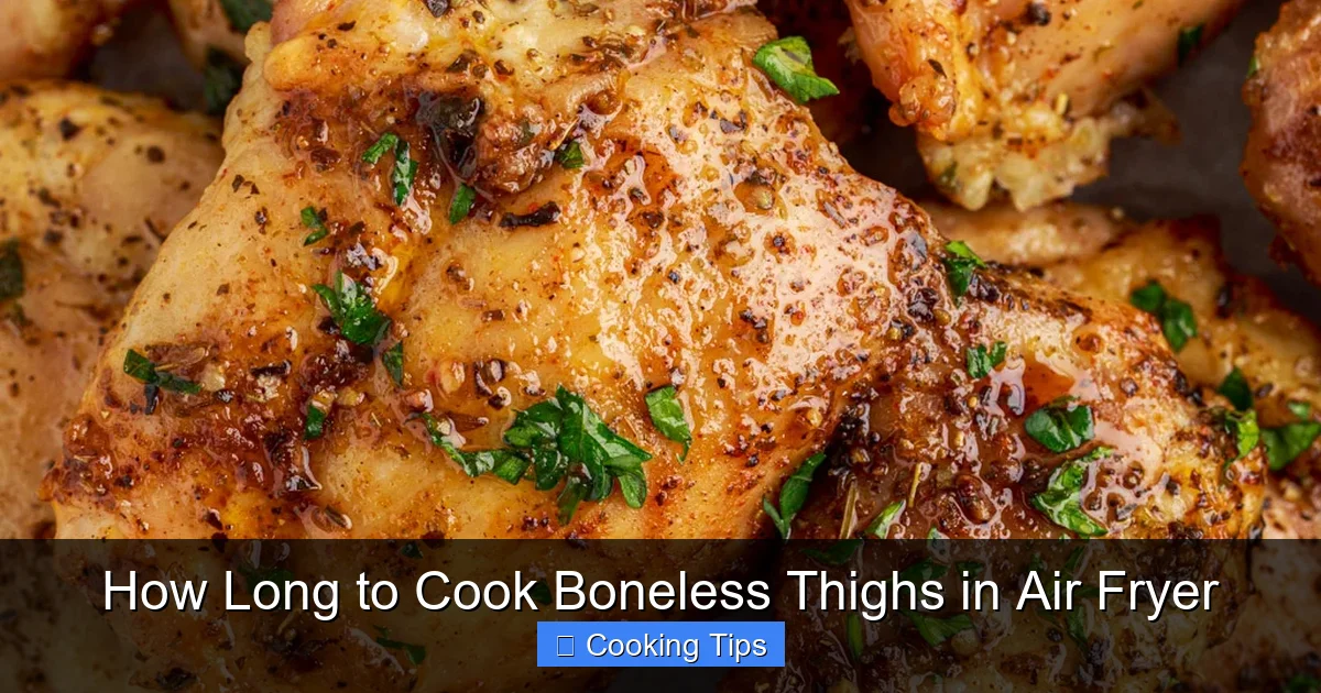 How Long to Cook Boneless Thighs in Air Fryer