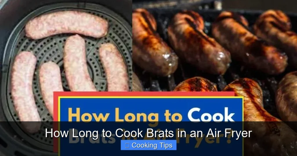 How Long to Cook Brats in an Air Fryer