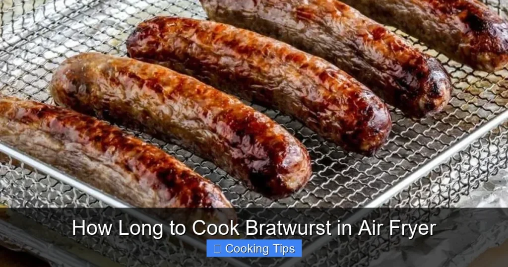 How Long to Cook Bratwurst in Air Fryer