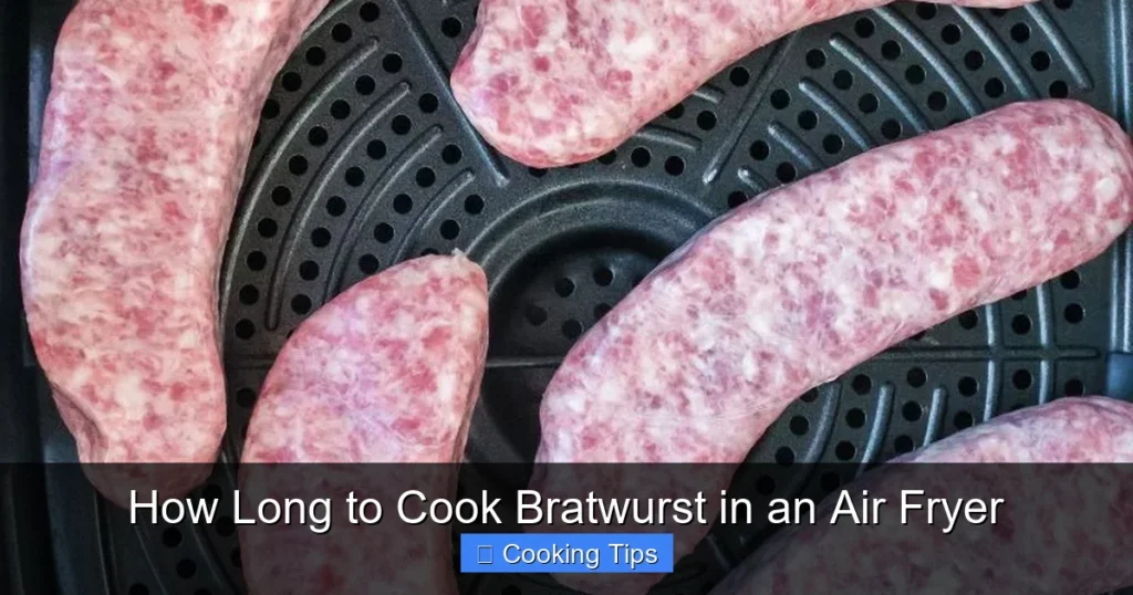 How Long to Cook Bratwurst in an Air Fryer