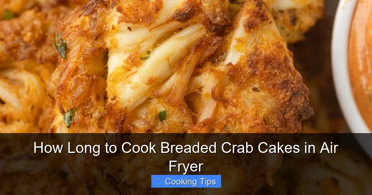 How Long to Cook Breaded Crab Cakes in Air Fryer
