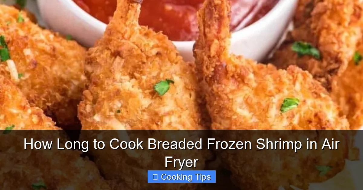How Long to Cook Breaded Frozen Shrimp in Air Fryer
