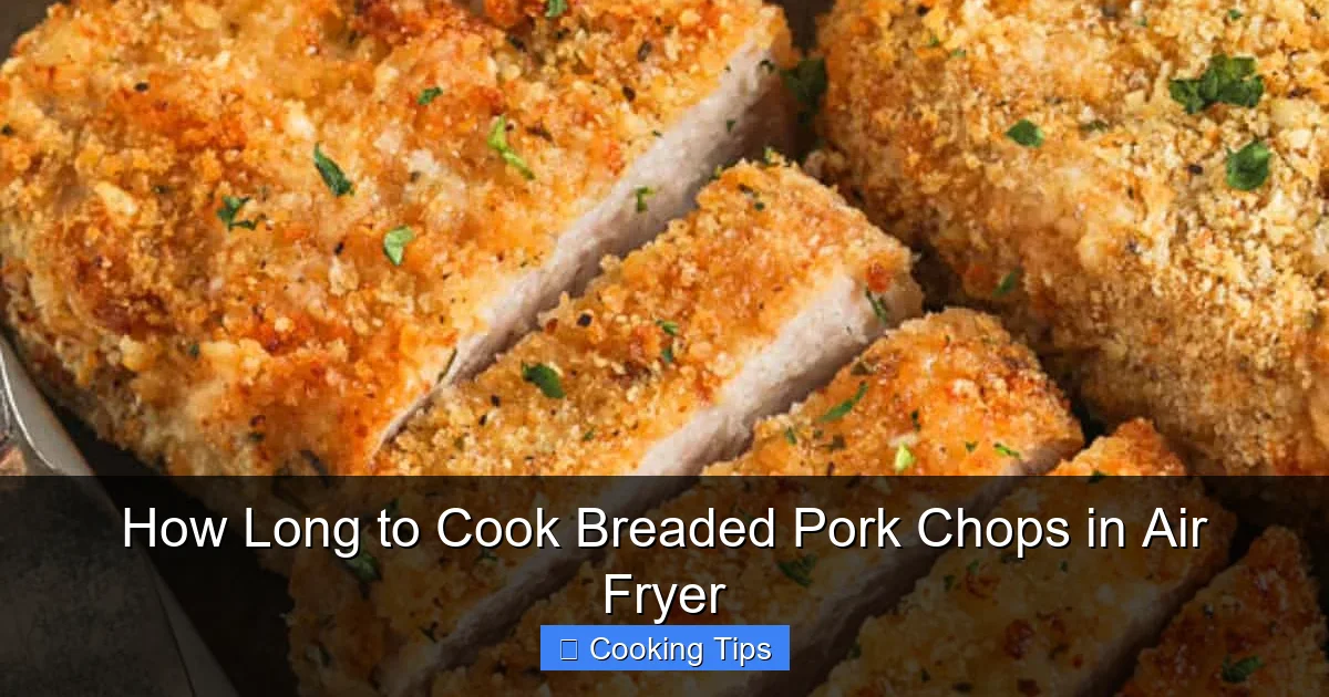 How Long to Cook Breaded Pork Chops in Air Fryer