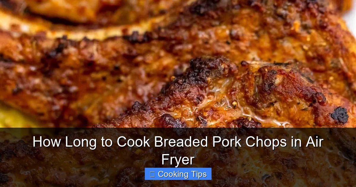 How Long to Cook Breaded Pork Chops in Air Fryer