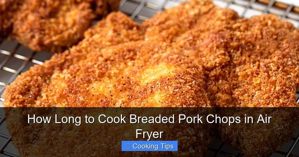 How Long to Cook Breaded Pork Chops in Air Fryer