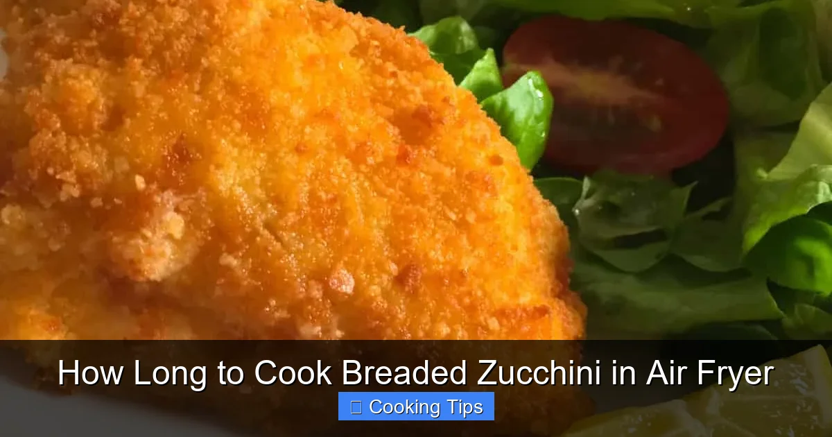 How Long to Cook Breaded Zucchini in Air Fryer