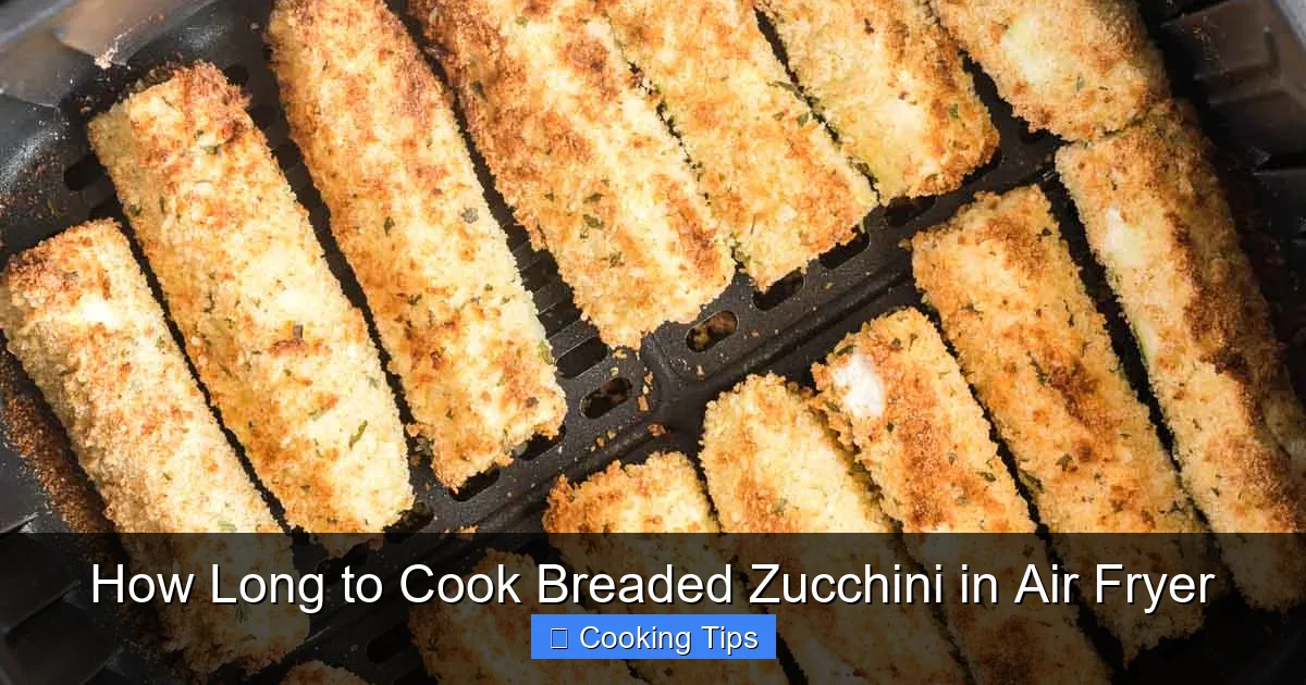 How Long to Cook Breaded Zucchini in Air Fryer