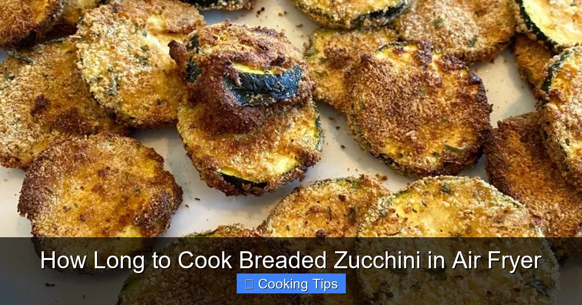 How Long to Cook Breaded Zucchini in Air Fryer