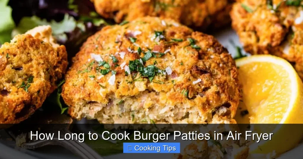 How Long to Cook Burger Patties in Air Fryer