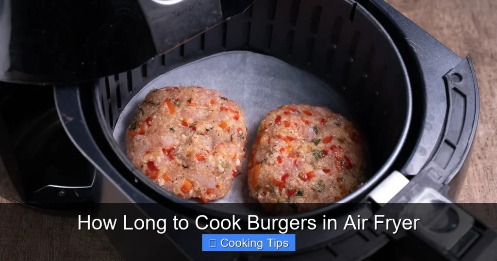 How Long to Cook Burgers in Air Fryer